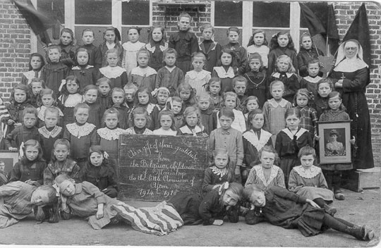 groepsfoto school 1918 of 1919
